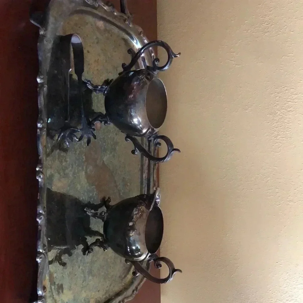 Silver plated Copper BSC‎ Tea Set